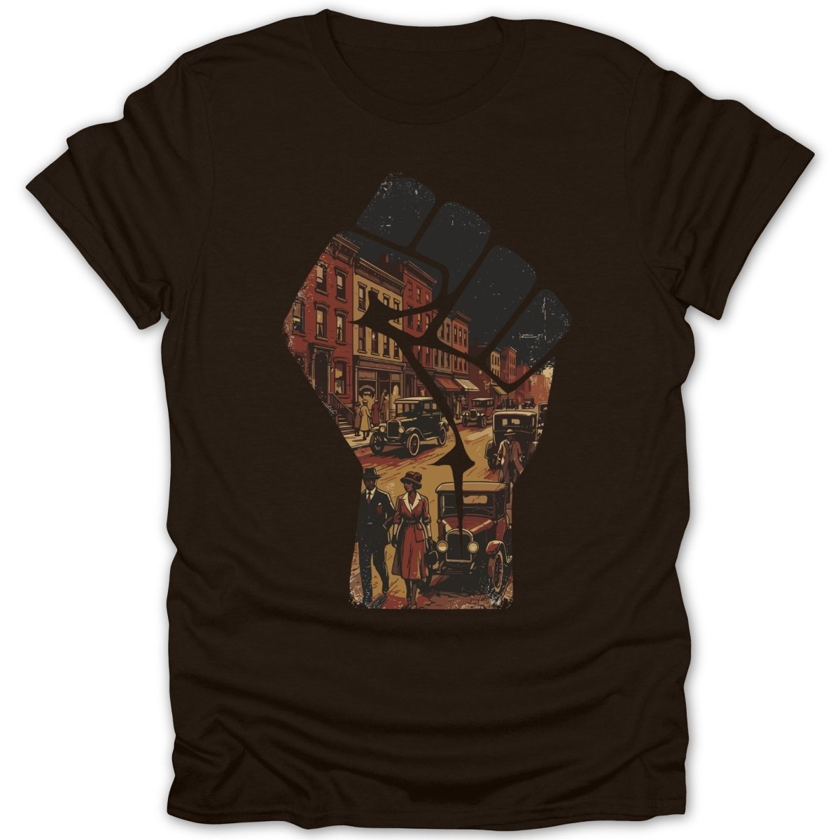Retro Fist 1900's Tee - Zion Threadz