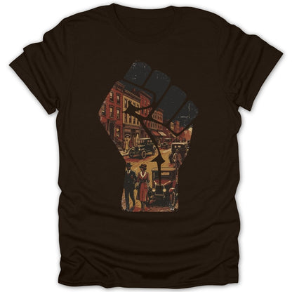 Retro Fist 1900's Tee - Zion Threadz