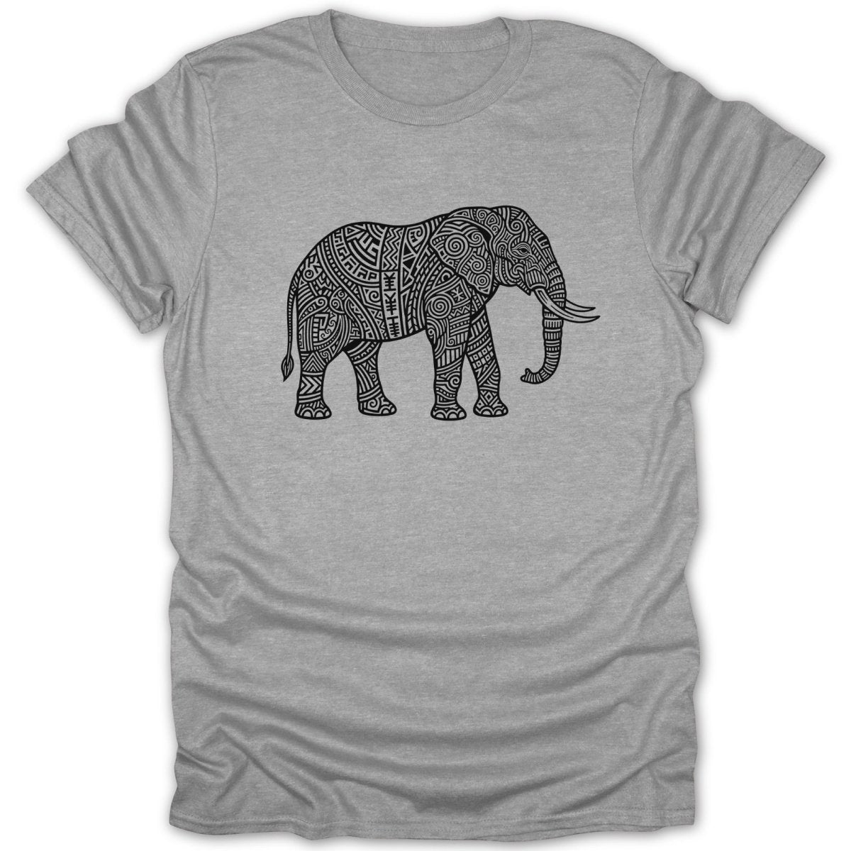Tribal Elephant Pattern Tee - Zion Threadz