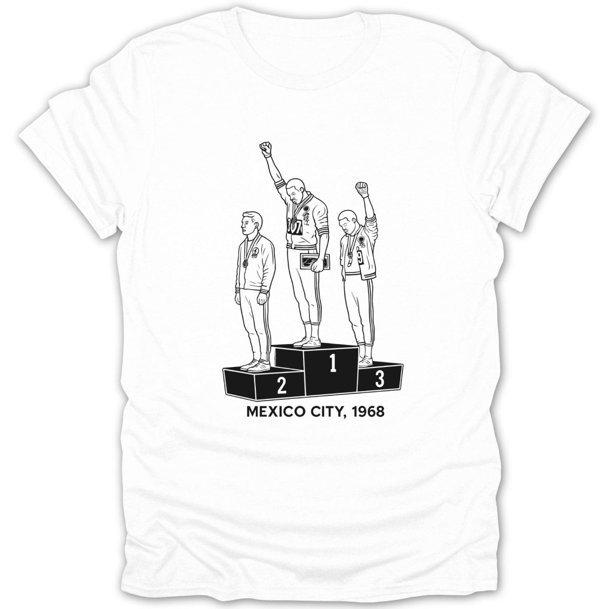 The Olympic Black Power Salute Iconic Moment Art Tee - Zion Threadz