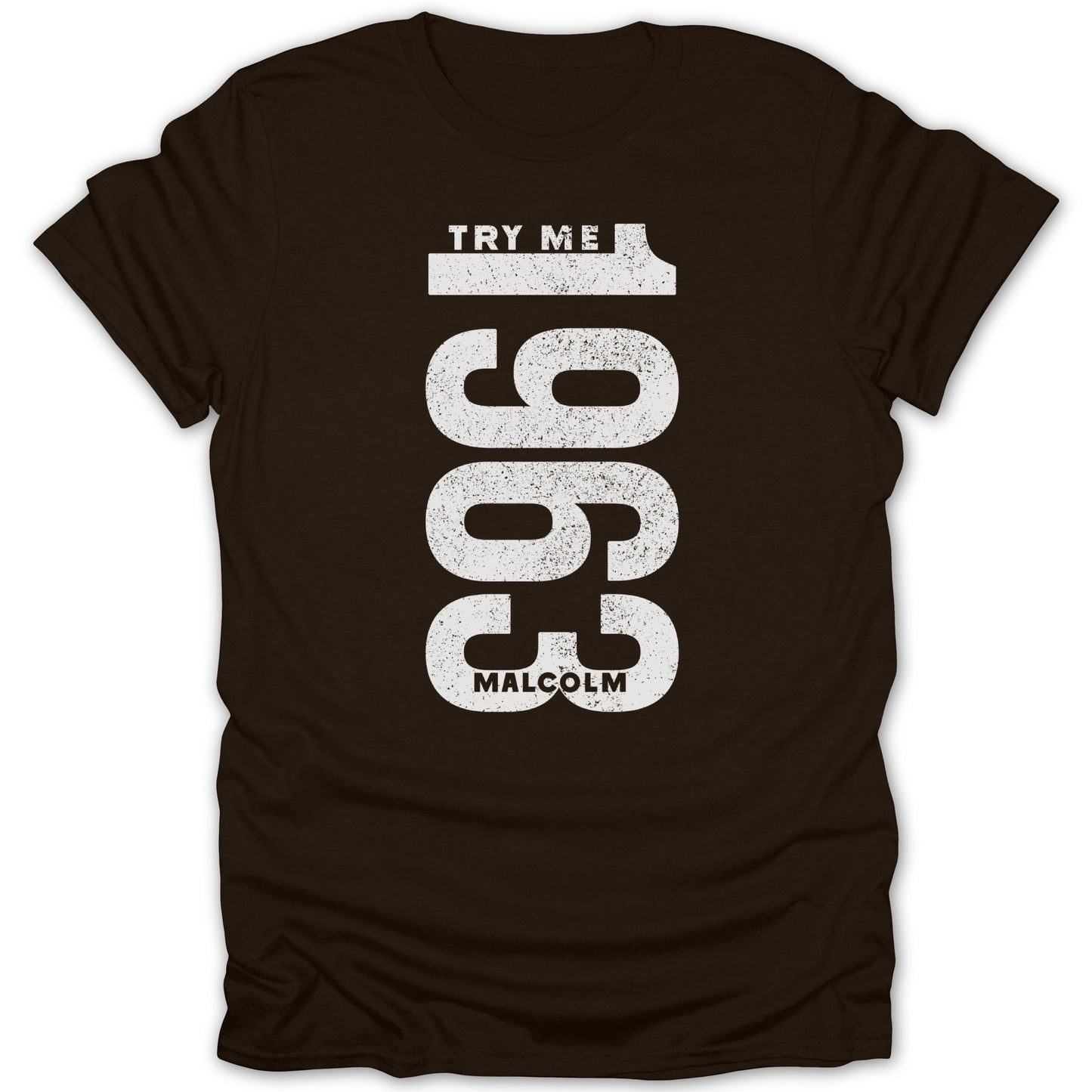 1963 Malcolm Try Me Graphic Print T-Shirt