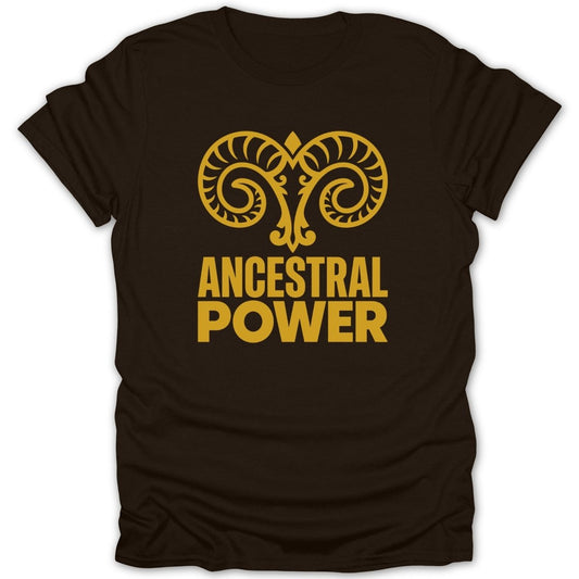 Ram's Horn Ancestral Power Tee - Zion Threadz