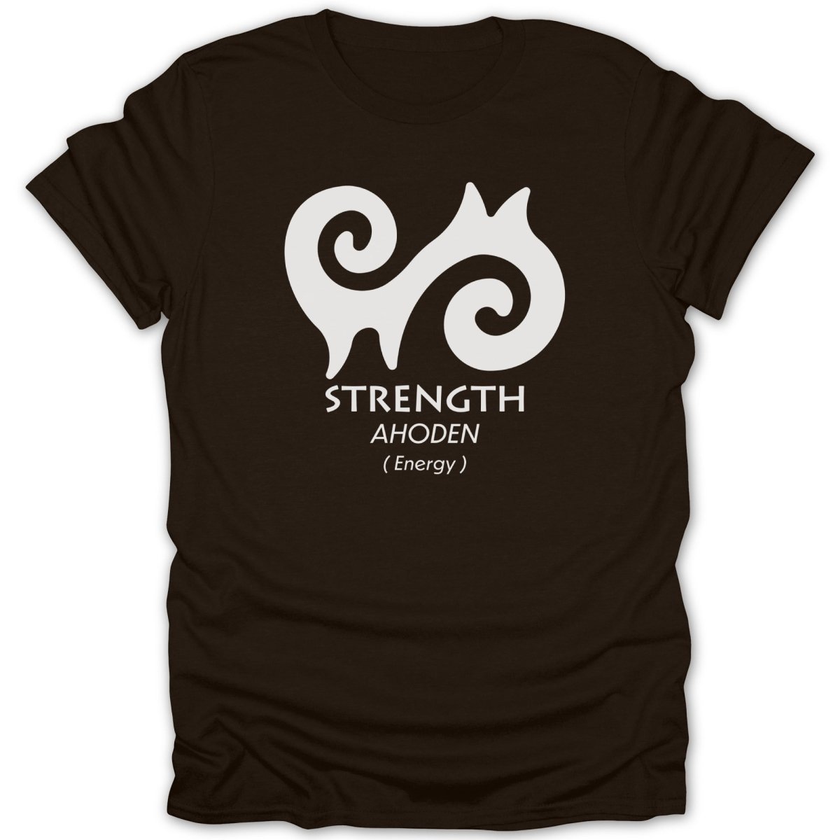 Adinkra Ahoden Strength Tee - Zion Threadz