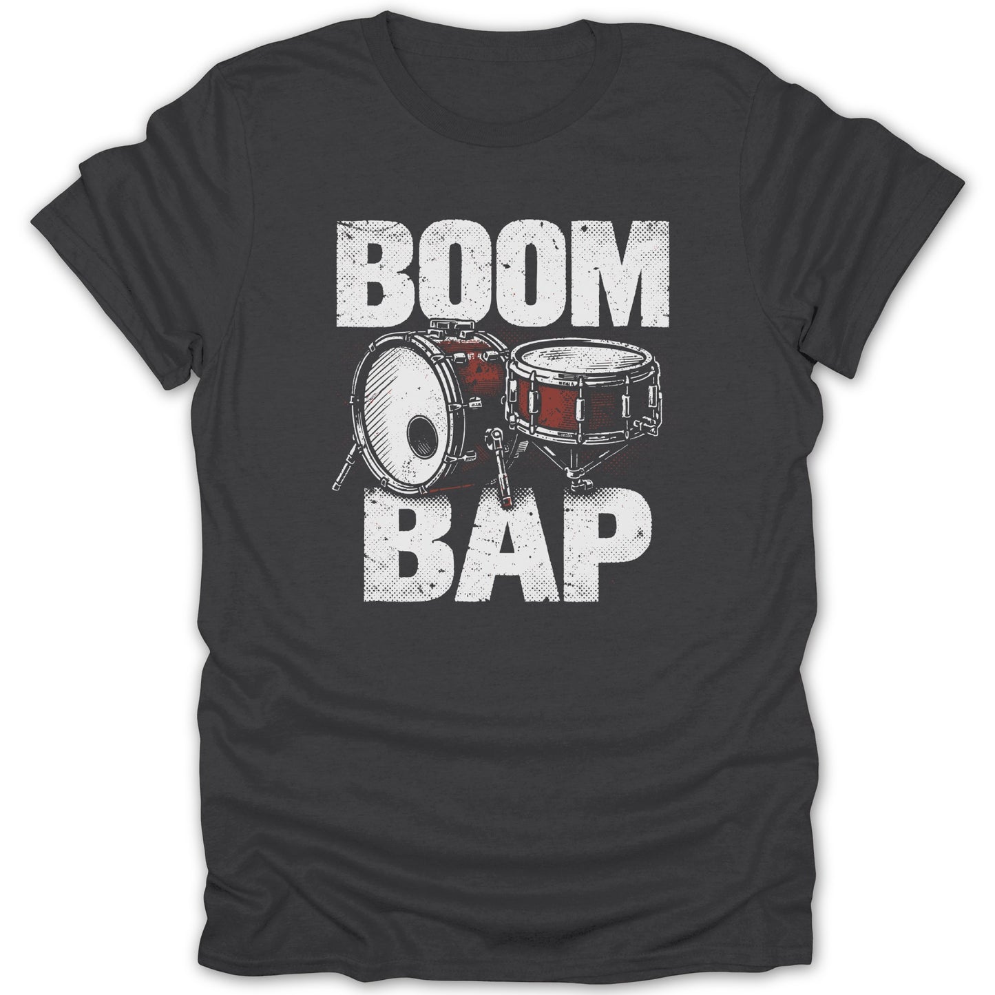 BOOM BAP Graphic Drum Kit Music Theme Shirt
