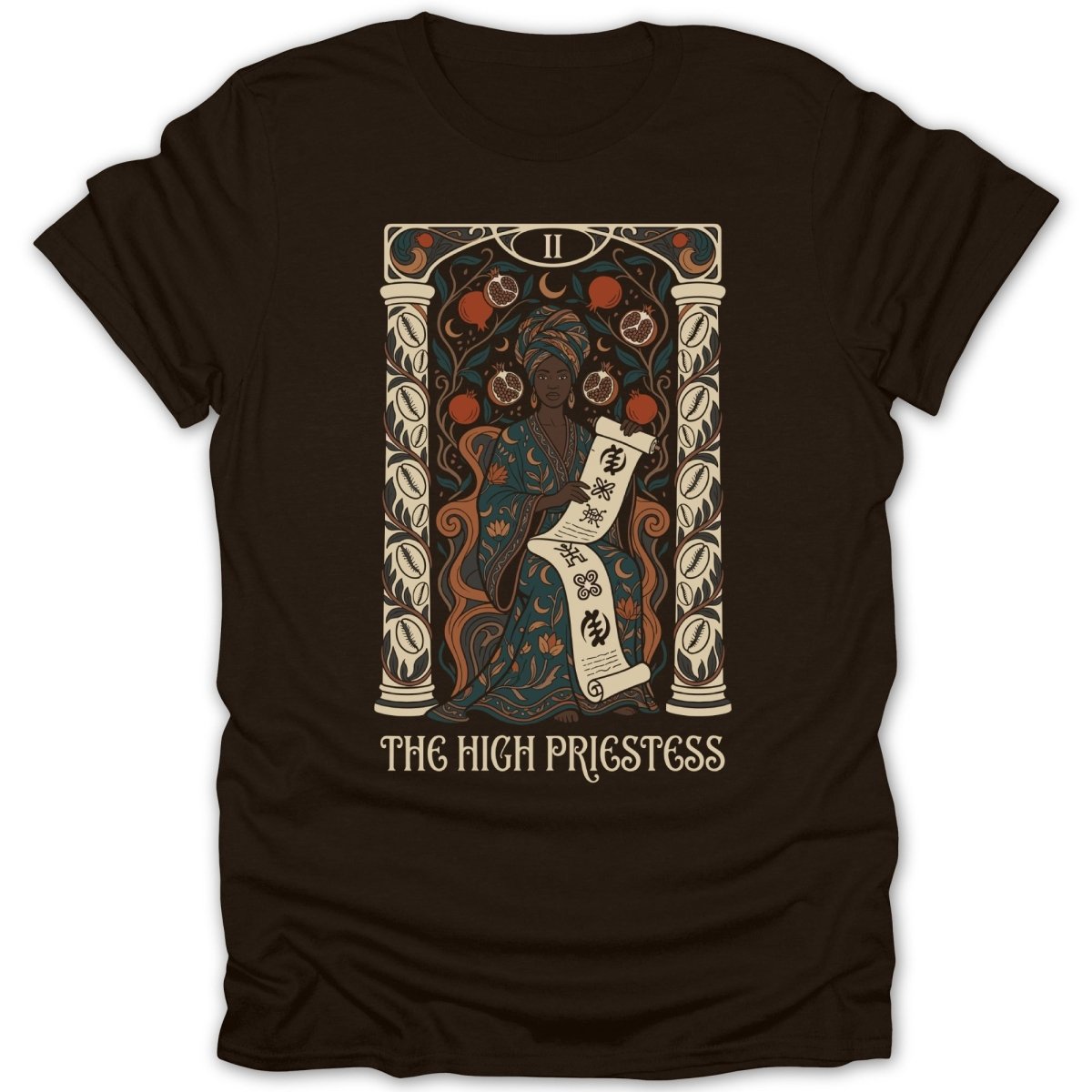 High Priestess Color Tarot Tee - Zion Threadz