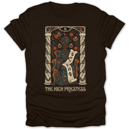 High Priestess Color Tarot Tee - Zion Threadz