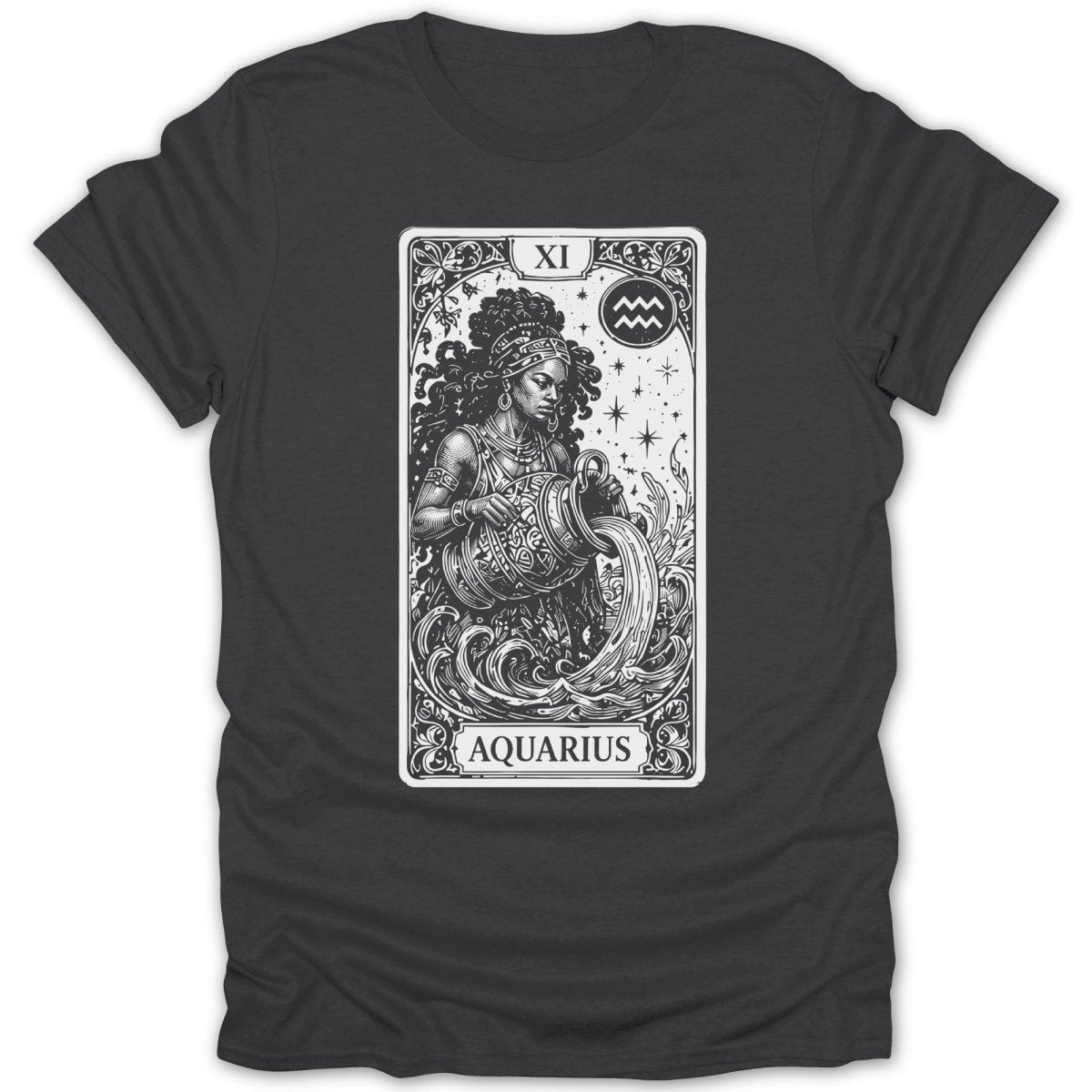 Aquarius Zodiac Tee - Zion Threadz