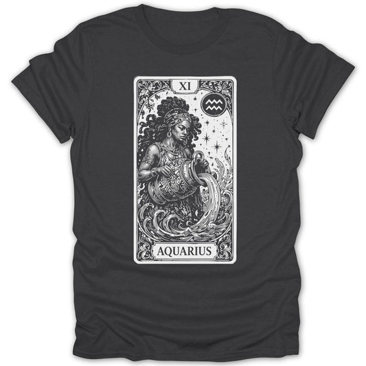 Aquarius Zodiac Tee - Zion Threadz