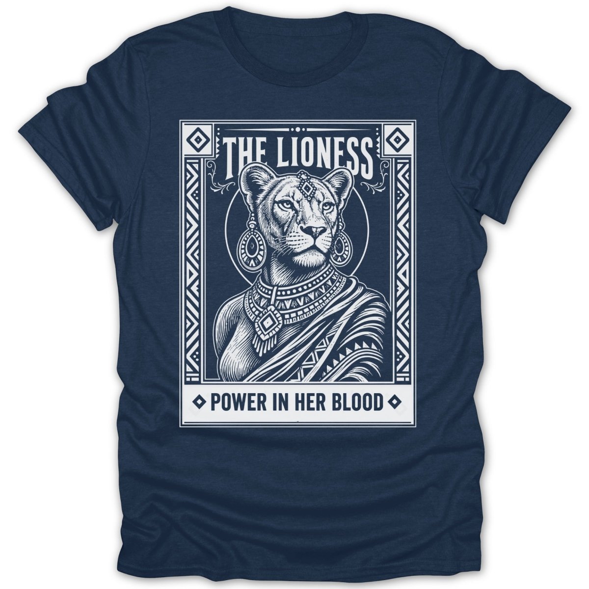 The Lioness: Power In Her Blood Tee - Zion Threadz