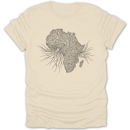 Africa Roots Map Tee - Zion Threadz