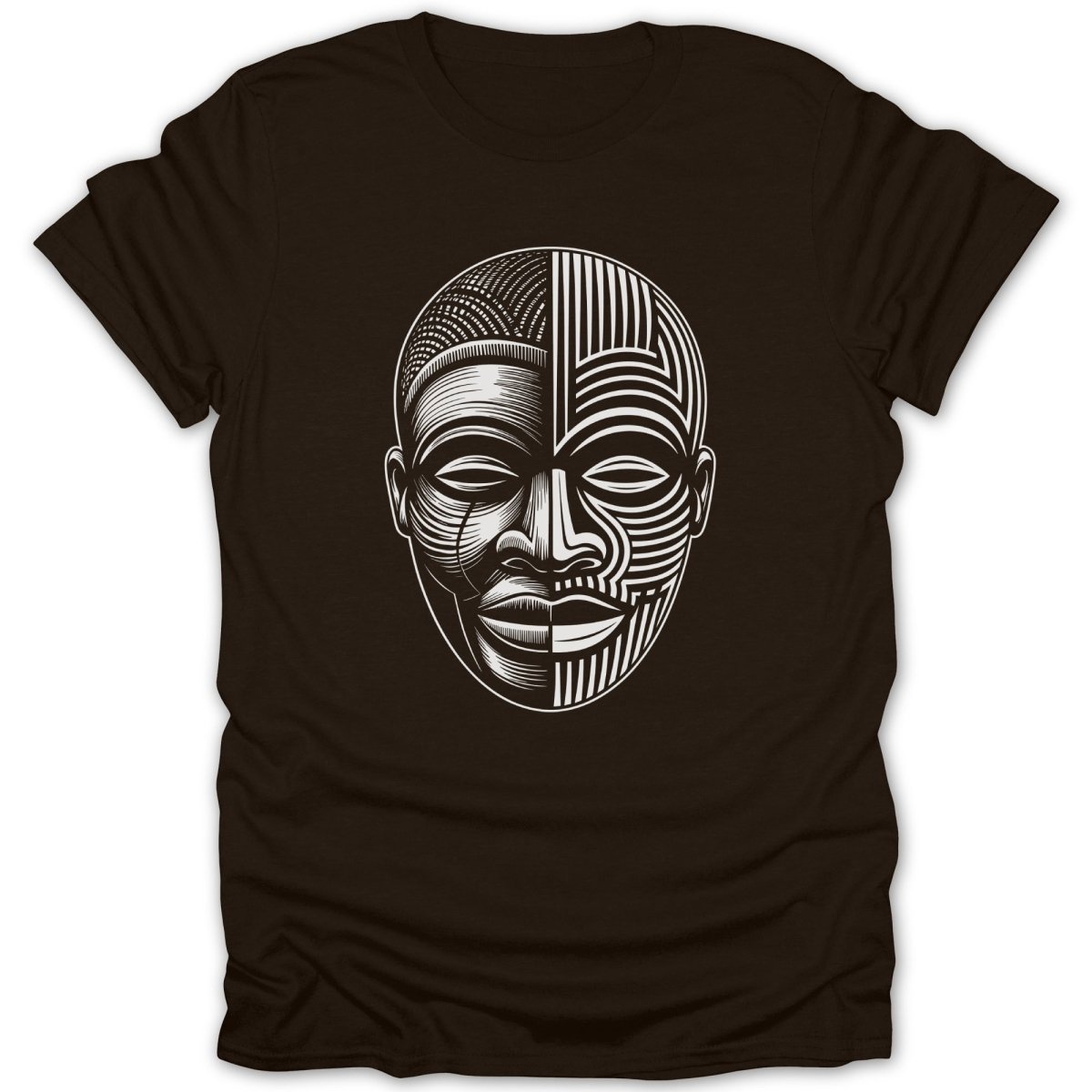 Duality Tribal Mask Tee - Zion Threadz