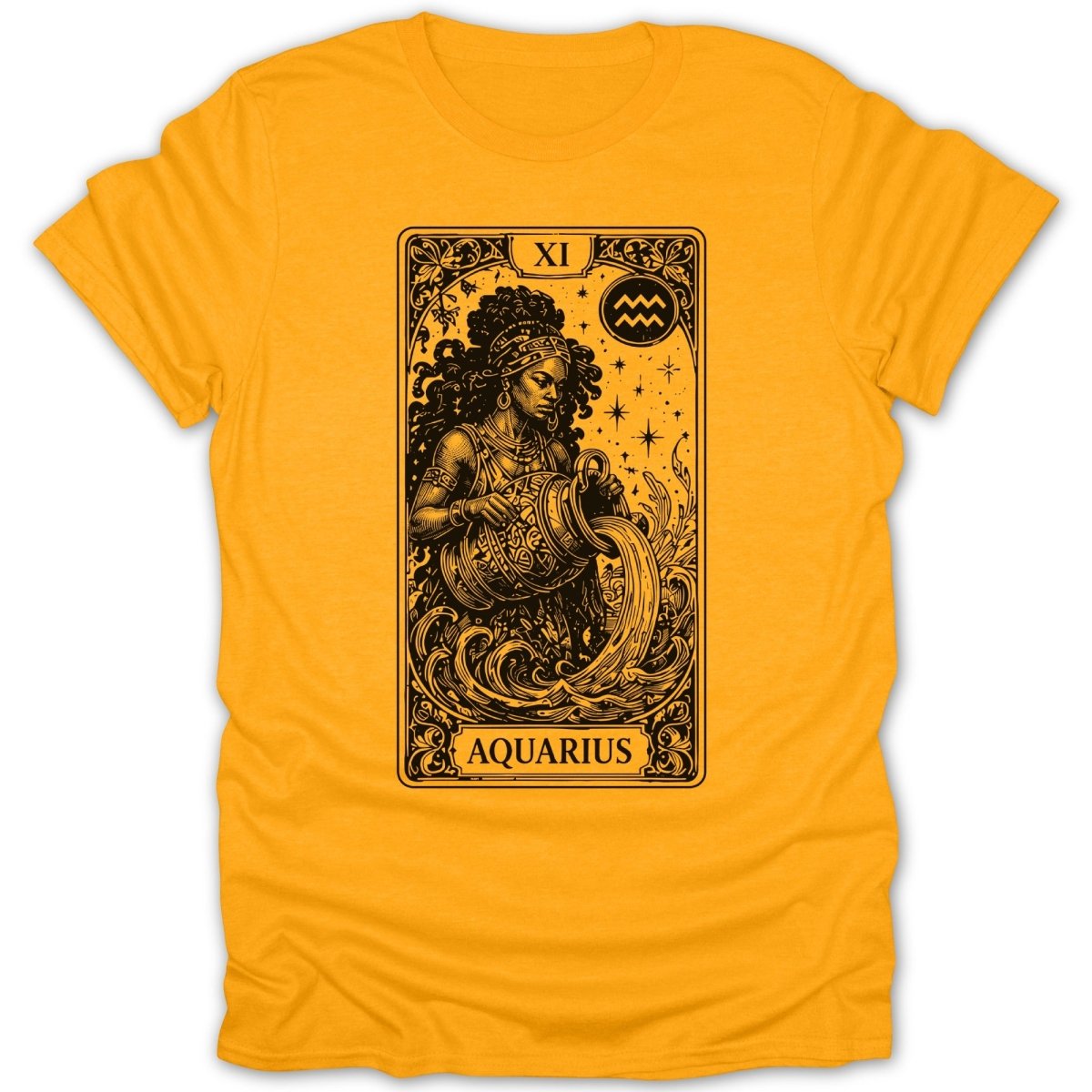 Aquarius Zodiac Tee - Zion Threadz