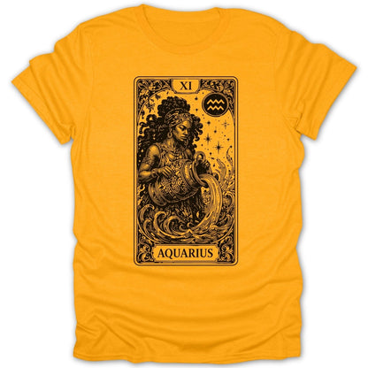 Aquarius Zodiac Tee - Zion Threadz