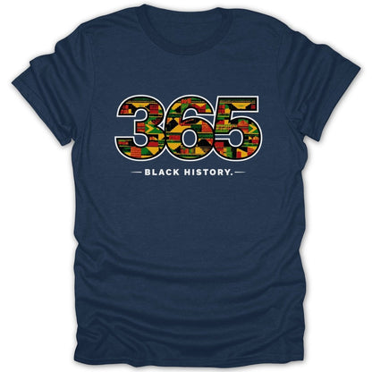 365 Black History Kente Pattern Tee - Zion Threadz