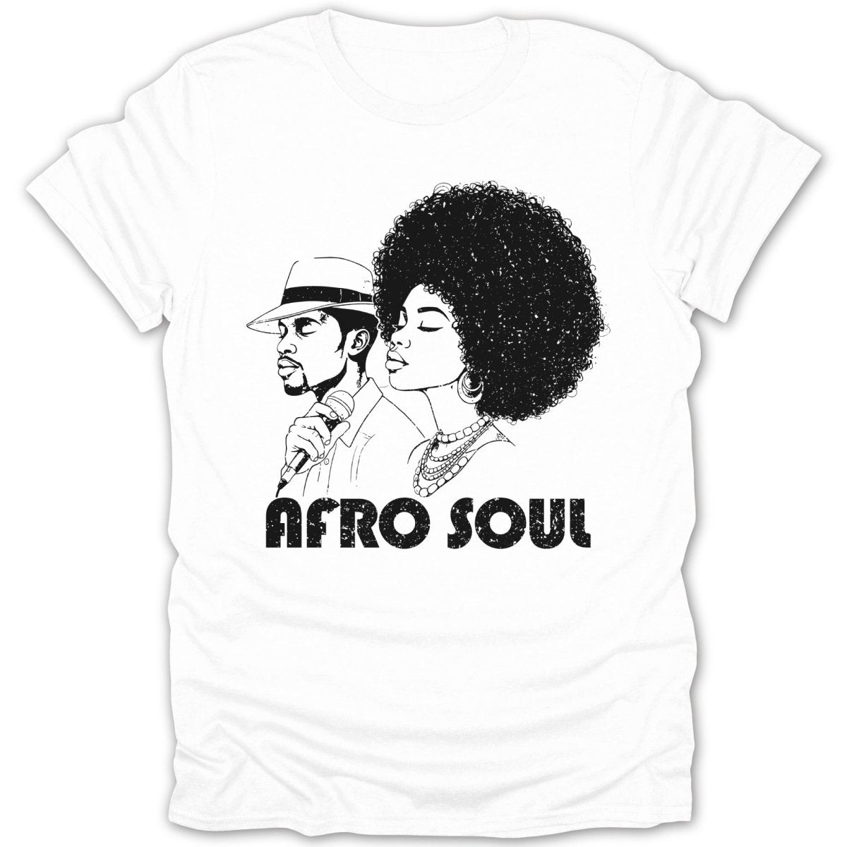 Afro Soul Music Duo Tee - Zion Threadz