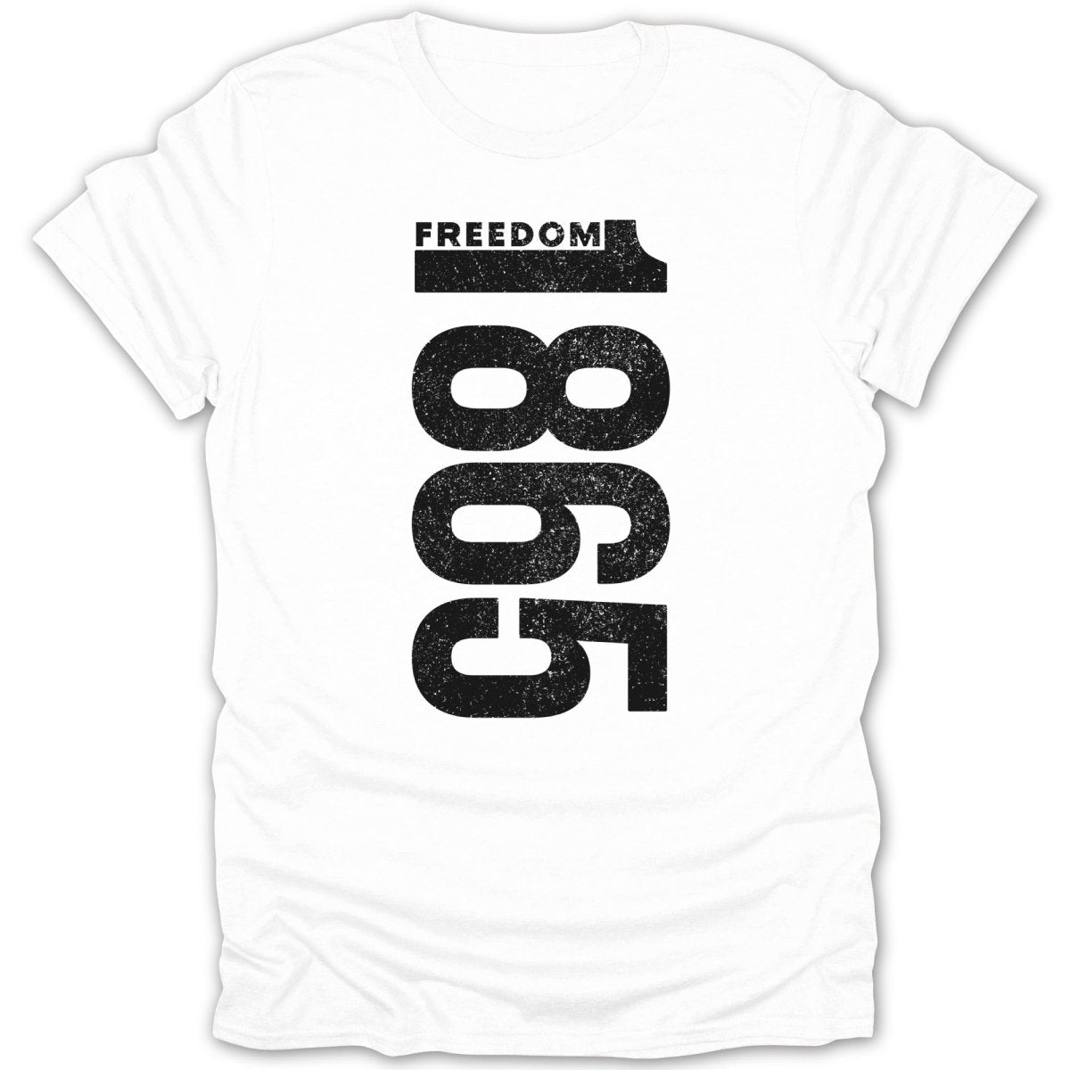 Freedom 1865 Distressed Tee - Zion Threadz