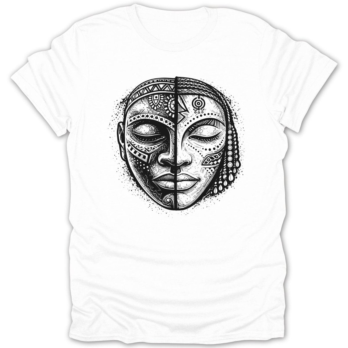 Dual Spirit Mask Tee - Zion Threadz