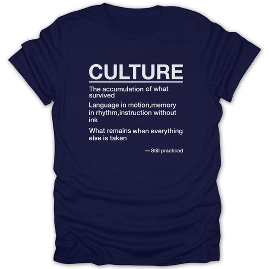 Culture Accumulation of Survived Language Motion T-Shirt
