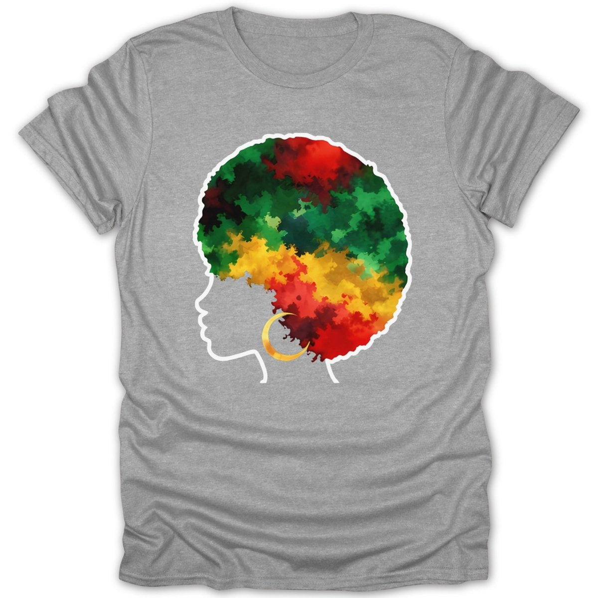 Vibrant Heritage Afro Tee - Zion Threadz