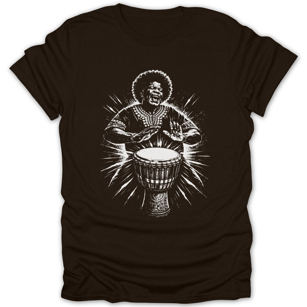 Rhythmic Resonance Drummer Tee - Zion Threadz