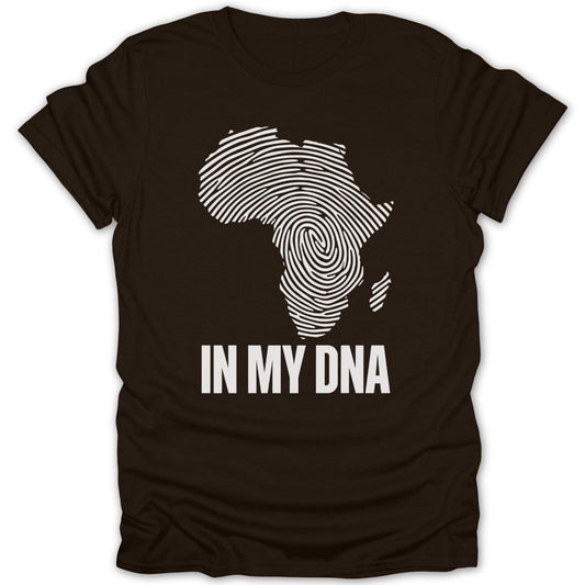 In My DNA Africa Map Tee - Zion Threadz