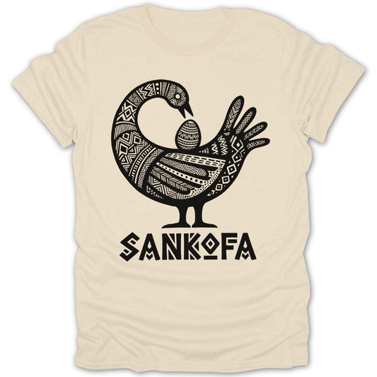 Sankofa Mud Cloth Pattern Tee - Zion Threadz
