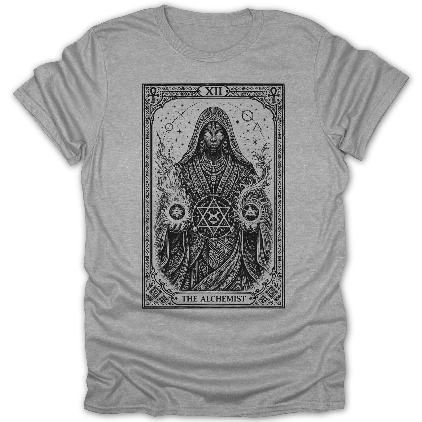 The Alchemist design mystical occult spiritual magic t-shirt