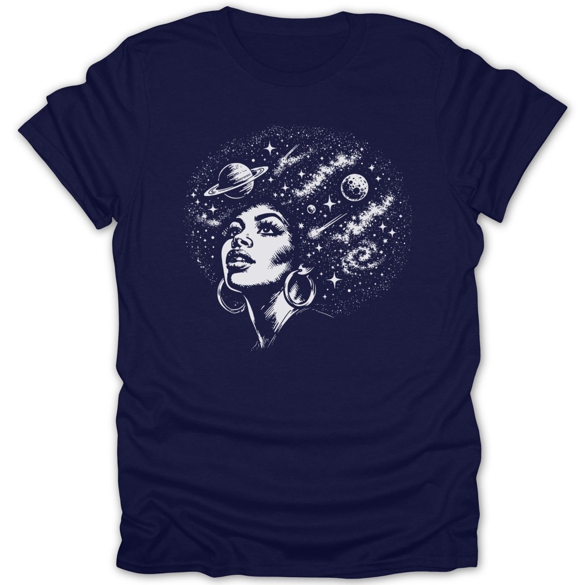 Afro Girl Celestial Dreamer Tee - Zion Threadz