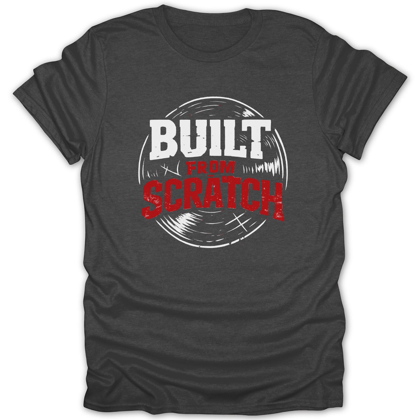 Built From Scratch Design Graphic Tee Shirt