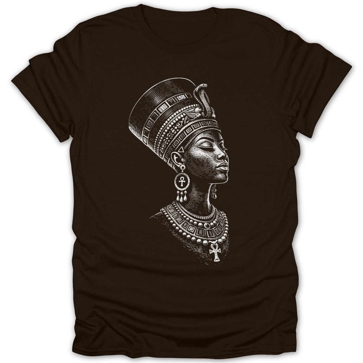Nefertiti Empress Engraving Tee - Zion Threadz