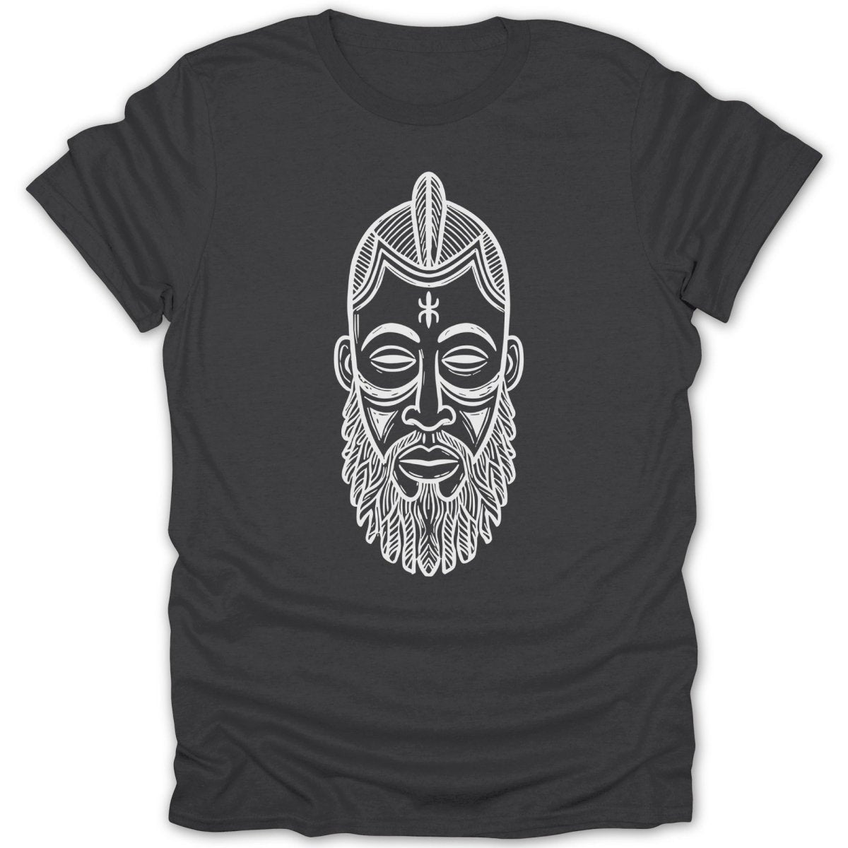 Tribal African Face Mask Tee - Zion Threadz