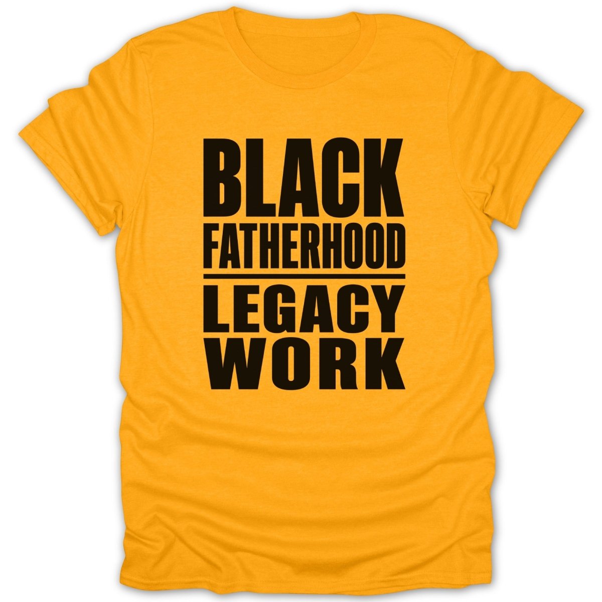 Yellow t-shirt with black