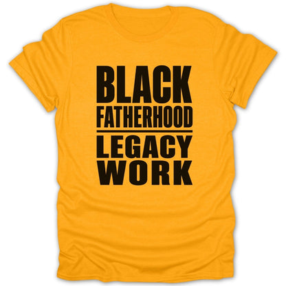 Yellow t-shirt with black
