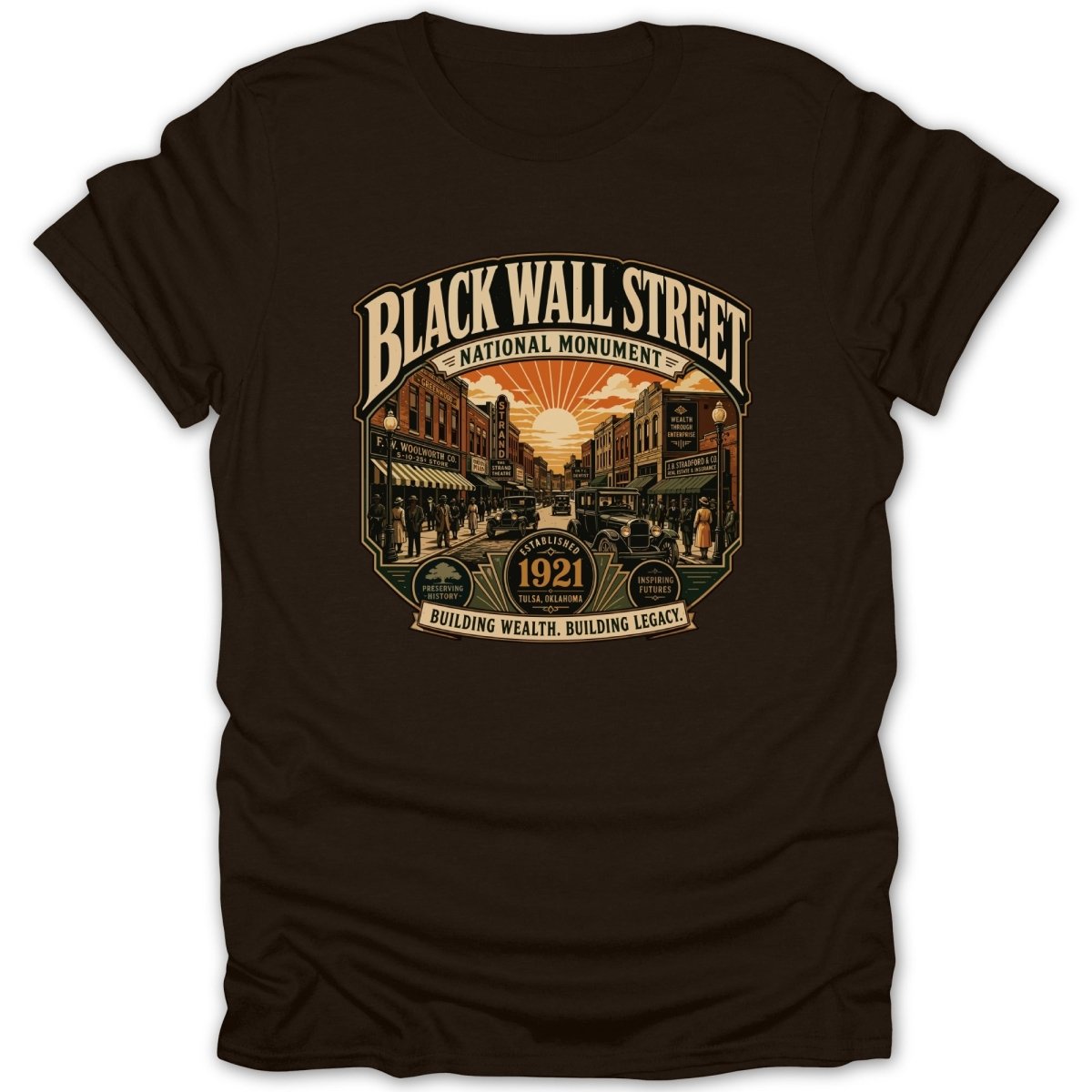 Black Wall Street National Monument, Tulsa 1921, building wealth and legacy.