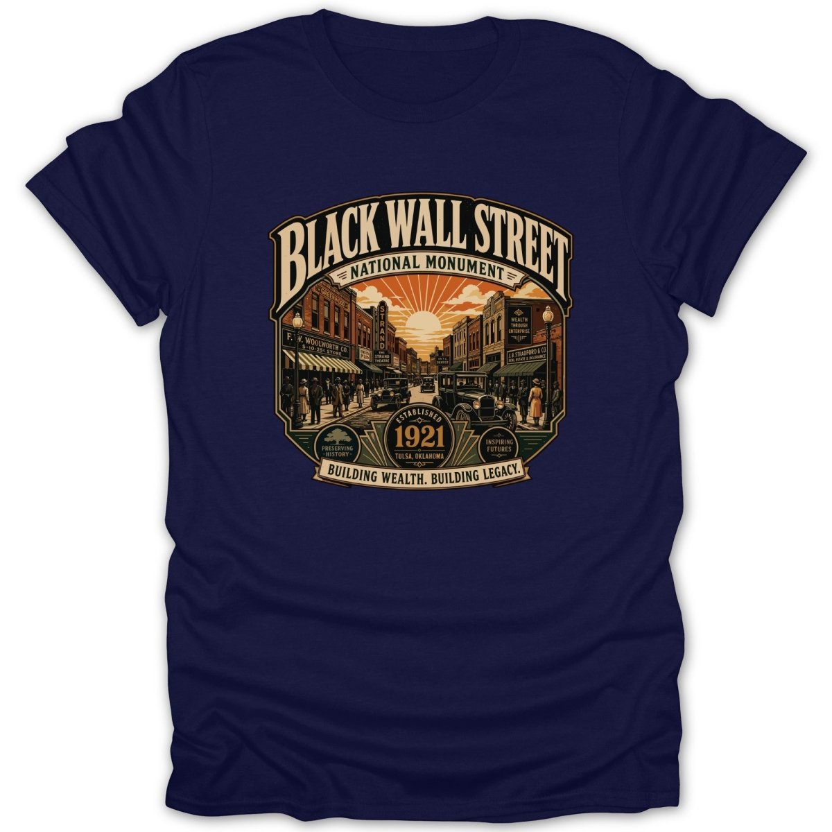 Black Wall Street National Monument, Tulsa 1921, building wealth and legacy.