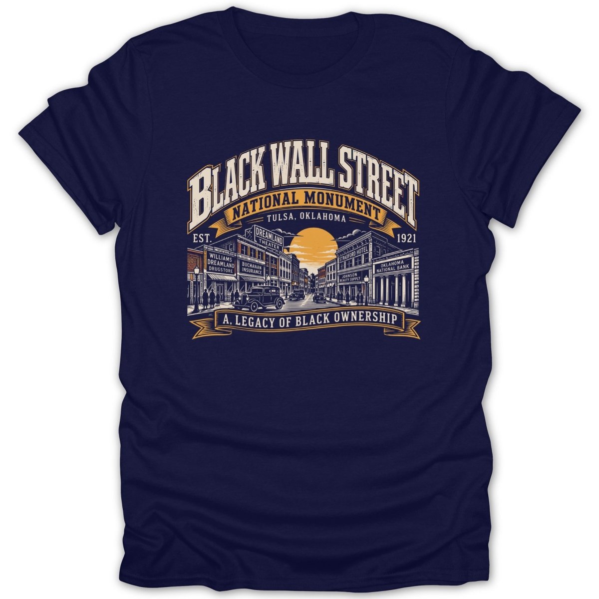 Black Wall Street National Monument Tulsa, Oklahoma a legacy of black ownership.