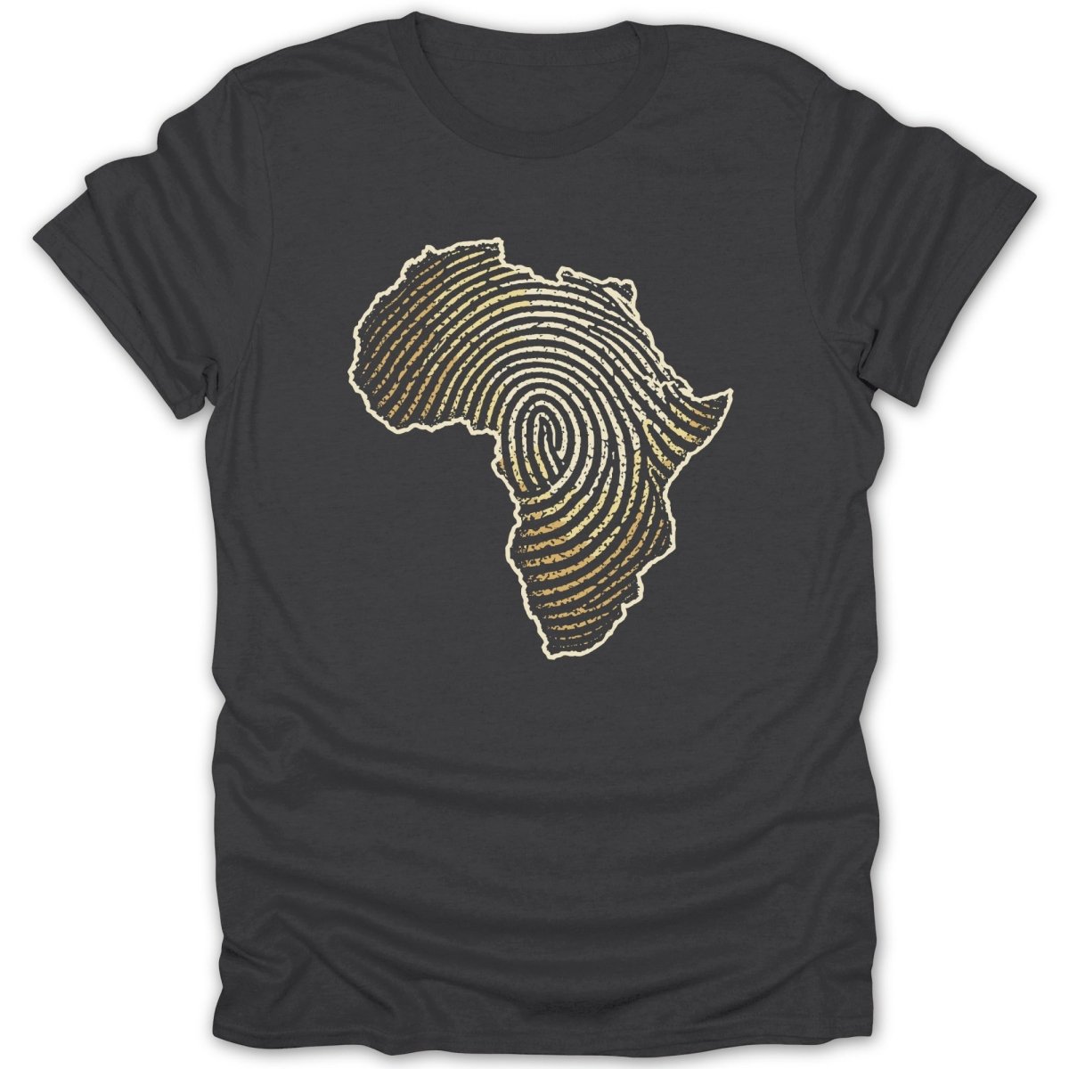 Africa Fingerprint GLD Tee - Zion Threadz