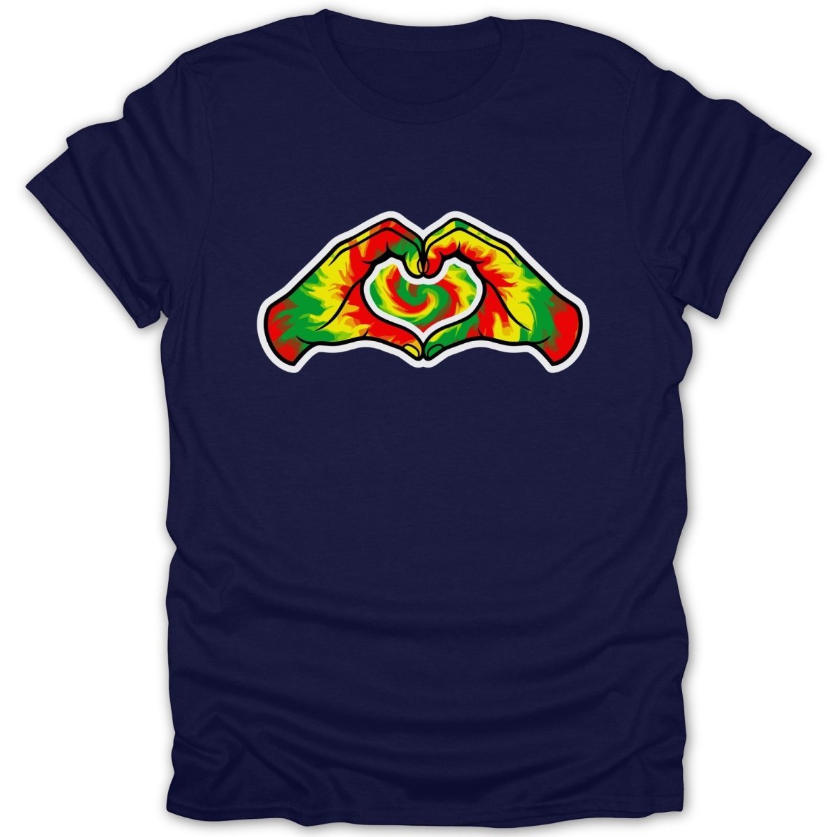 Hands Heart Rasta Tee - Zion Threadz