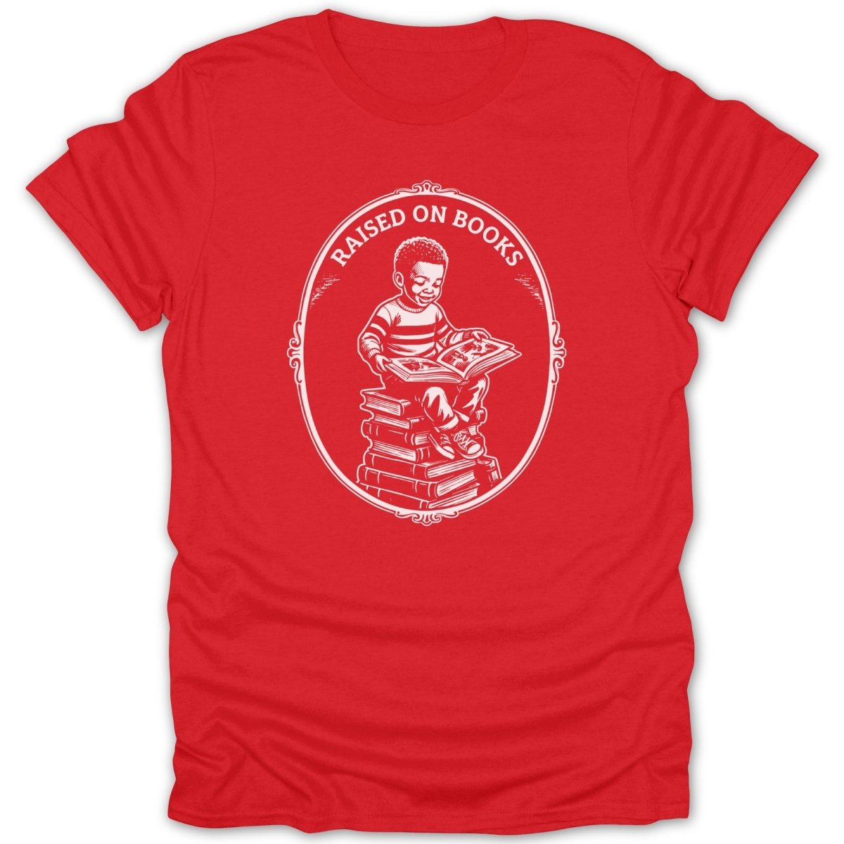 Black Boy Raised On Books Tee - Zion Threadz