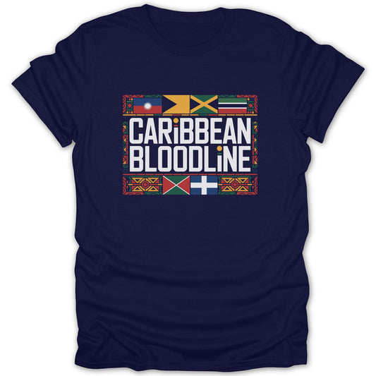 Caribbean Bloodline Custom Graphic T-shirt