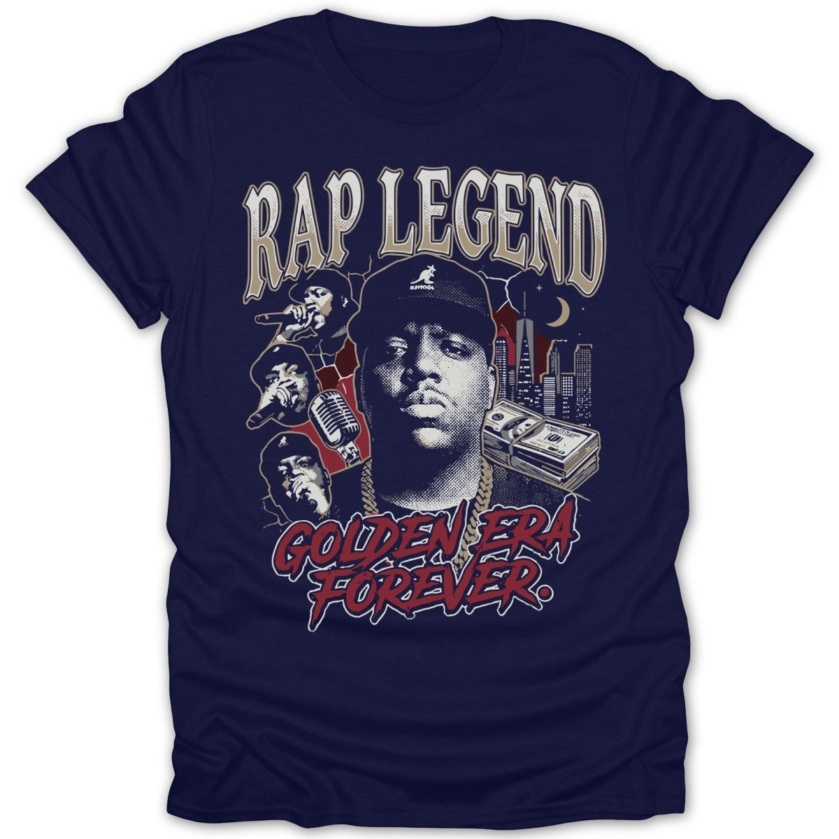 Rap Legend Golden Era Tee - Zion Threadz
