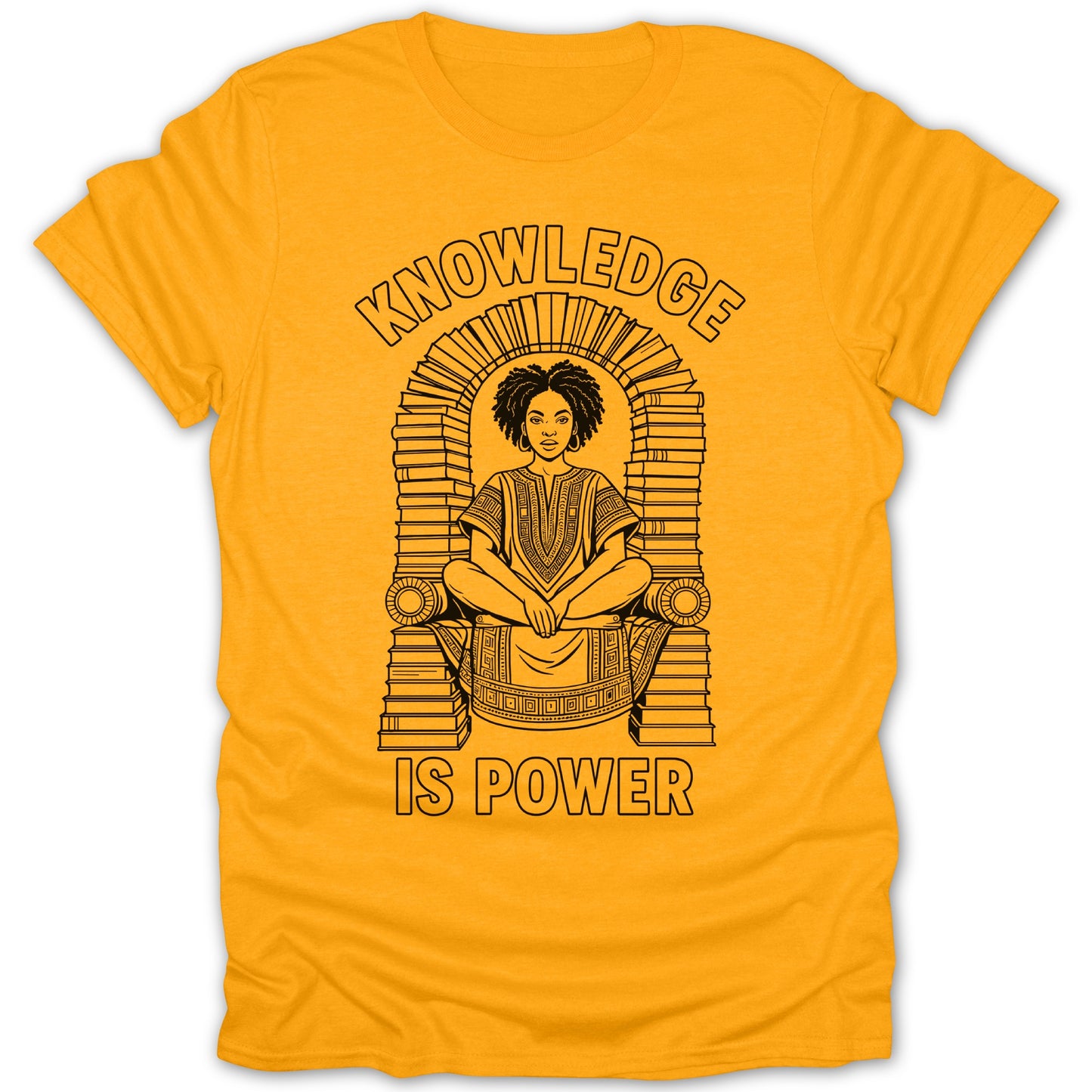 Knowledge Is Power Graphic T-Shirt for Men and Women