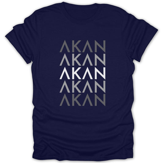 Akan Stacked Tee - Zion Threadz