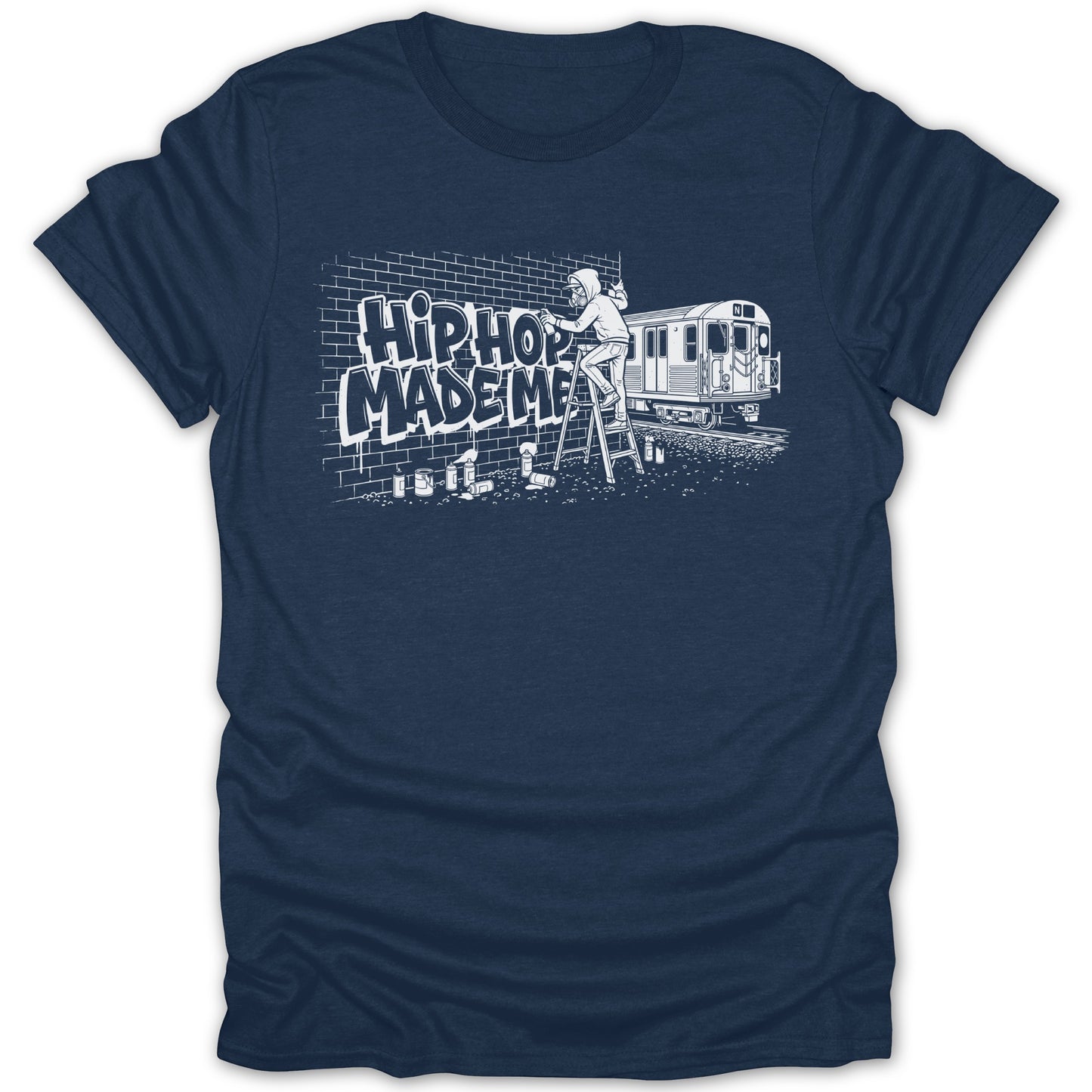 Hip Hop Made Me Graffiti Artwork T-shirt