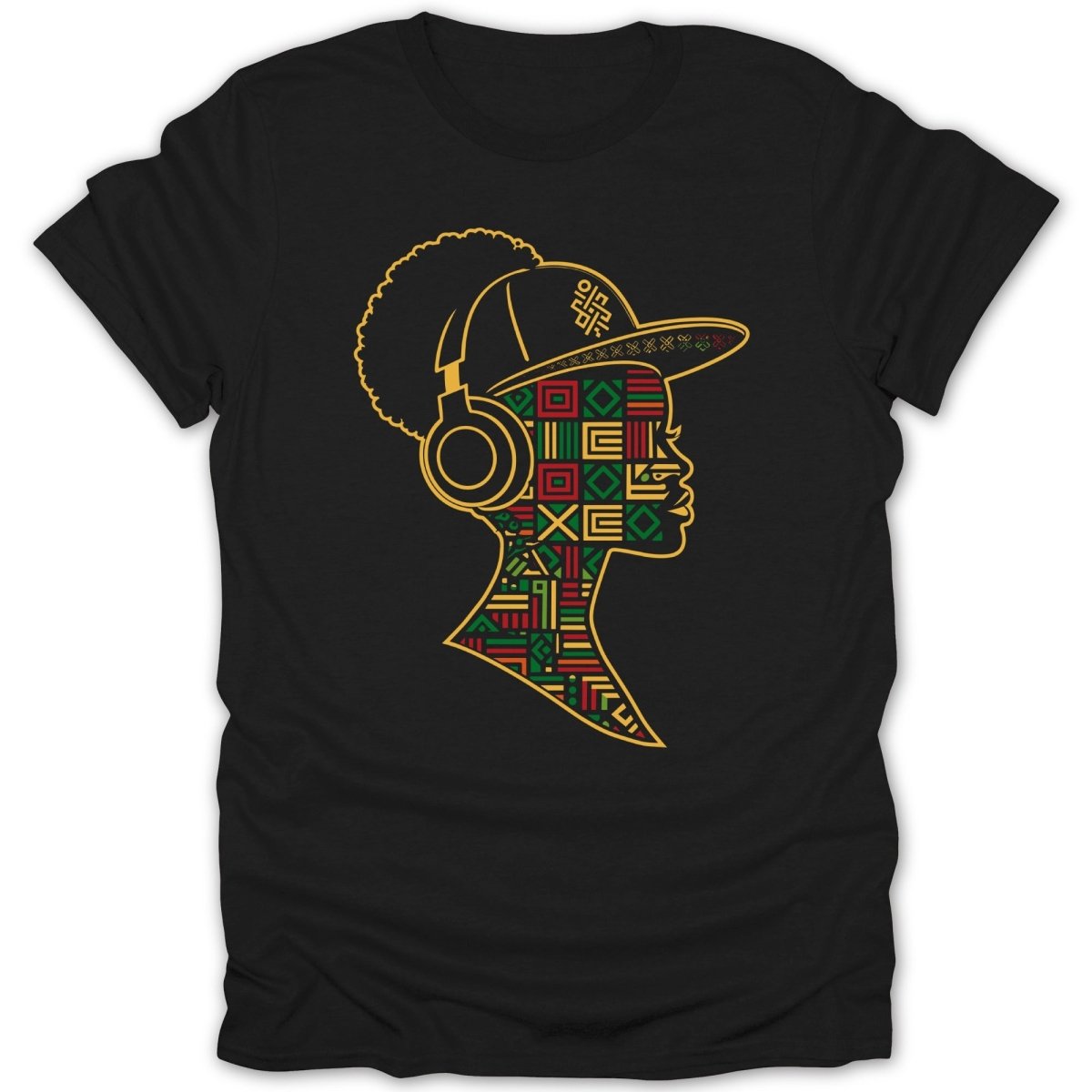 Hip Hop Female Pattern Tee - Zion Threadz
