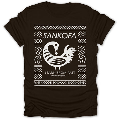Sankofa Adinkra Pattern Tee - Zion Threadz