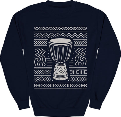 Tribal Drum Pattern Sweatshirt - Zion Threadz