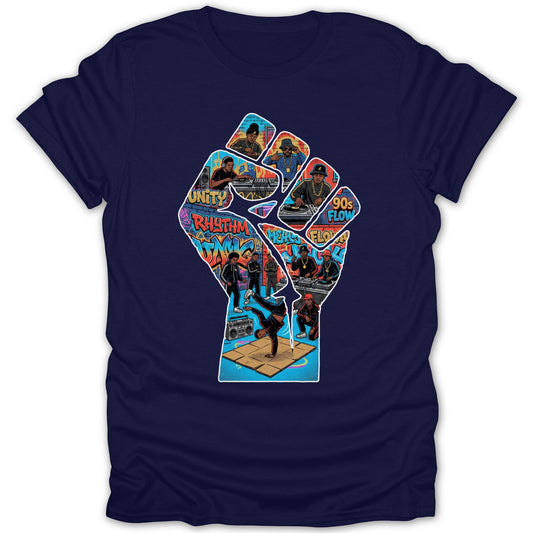 Hip Hop Culture Fist Art Graphic T-Shirt