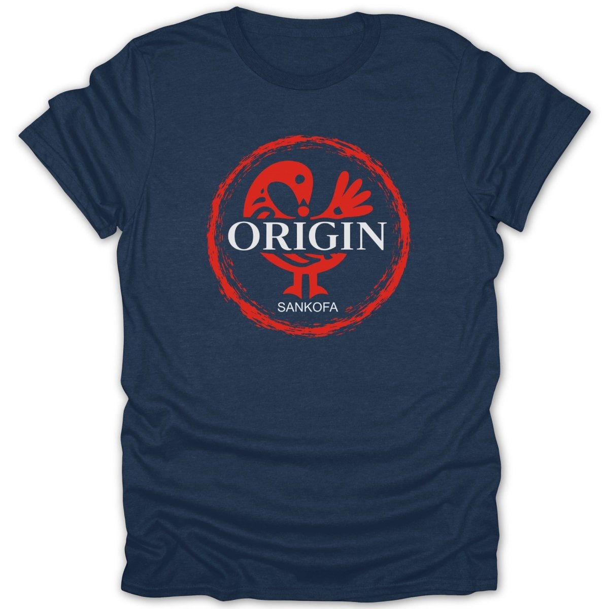 Sankofa Red Origin Tee - Zion Threadz