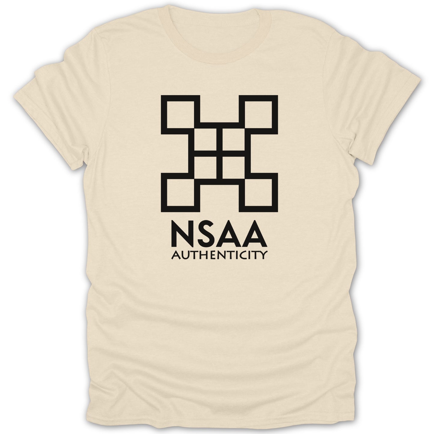 NSAA Authenticity Graphic Design T-shirt